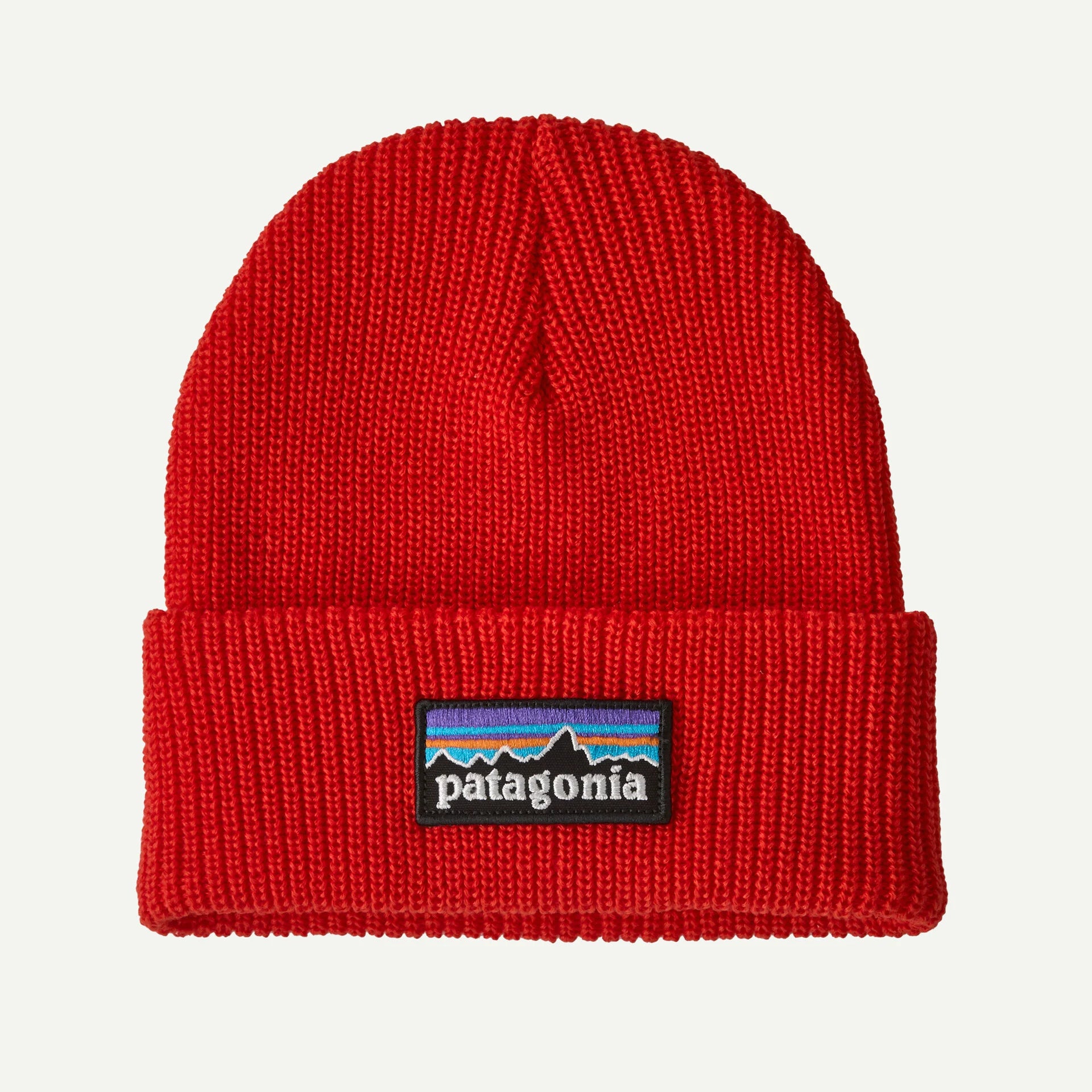 Patagonia - logo beanie - red