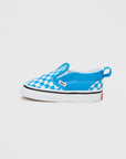 Vans - classic slip-on - checkerboard - blue & white