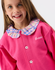 Goldie + Ace - puff sleeve collar cardigan