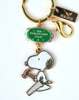 Snoopy - worlds best dad key ring