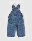 Goldie + Ace - BLAKE VINTAGE WASHED DENIM OVERALLS DARK DENIM