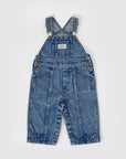 Goldie + Ace - BLAKE VINTAGE WASHED DENIM OVERALLS DARK DENIM