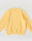 Goldie + Ace - crew embroidered sweatshirt - lemon