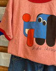 Bobo Choses - kids - doggy mate t-shirt - red