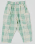 Goldie + Ace - gingham kit pocket pants - green