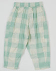 Goldie + Ace - gingham kit pocket pants - green