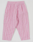 Goldie + Ace - gingham kit pocket pants - pink
