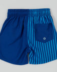 Goldie + Ace - stripe leg board swim shorts