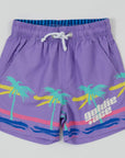 Goldie + Ace - pastel palm beach board swim shorts