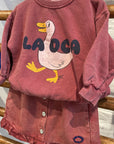 Bobo Choses - kids - la oca sweatshirt - brown