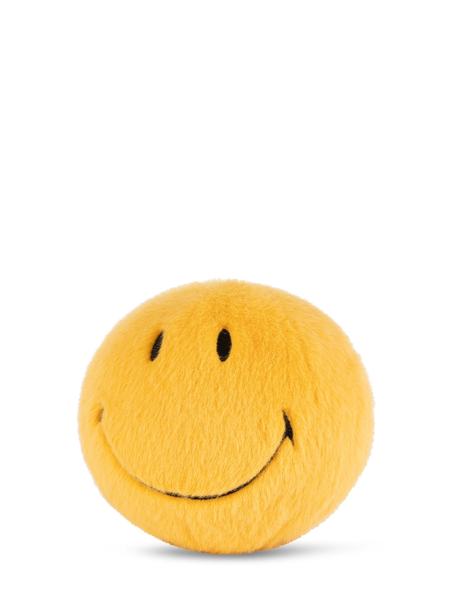 Smiley - fuzzy smiley - yellow