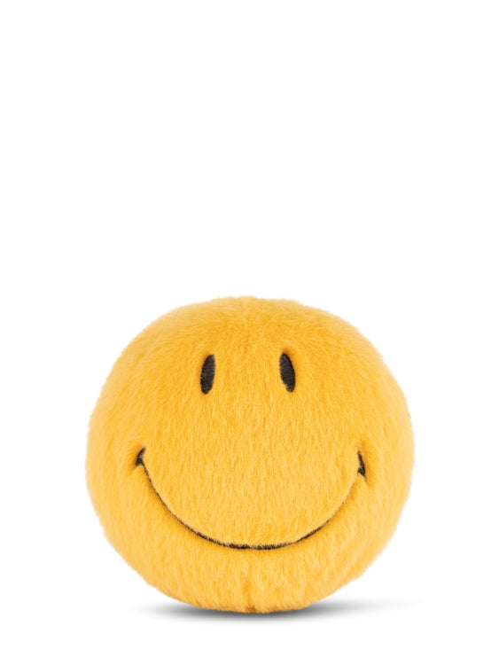 Smiley - fuzzy smiley - yellow