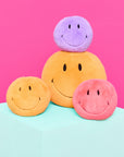 Smiley - fuzzy smiley - yellow