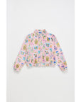 Maison Mangostan - porcelain velvet jacket - pink