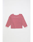 Maison Mangostan - stripes t-shirt - red/white