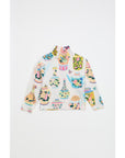 Maison Mangostan - porcelain turtle t-shirt - cloudy white