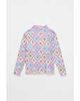 Maison Mangostan - postcard canale t-shirt - lilac