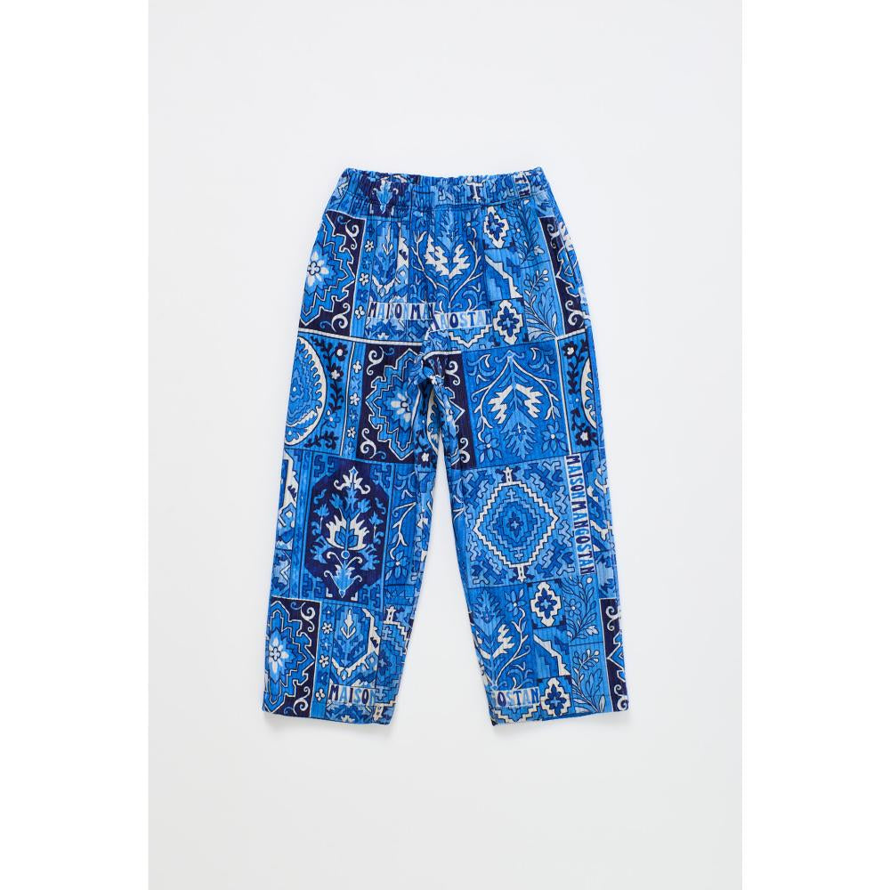 Maison Mangostan - carpet corduroy pants - blue