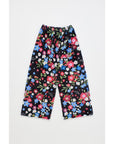 Maison Mangostan - florecitas velvet sweatpants - black