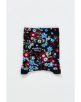 Maison Mangostan - florecitas socks - black