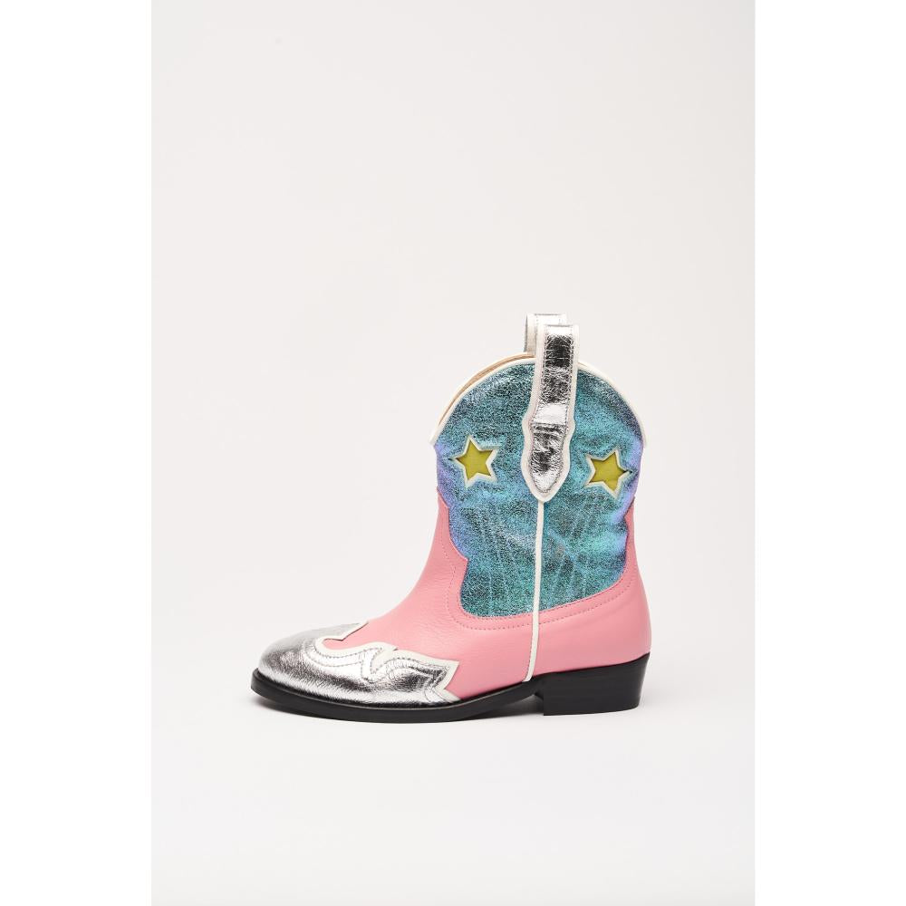 Maison Mangostan - cowboy boots - litchy pink