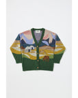 Maison Mangostan - landscape knitted cardigan