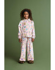 Maison Mangostan - porcelain velvet jacket - pink