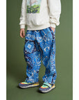Maison Mangostan - carpet corduroy pants - blue