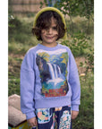 Maison Mangostan - cascada sweatshirt - lavander