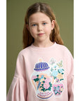 Maison Mangostan - porcelain sweatshirt - pink