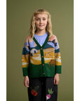 Maison Mangostan - landscape knitted cardigan