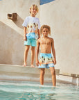 Molo - niko solid swimshorts - sunrise skate