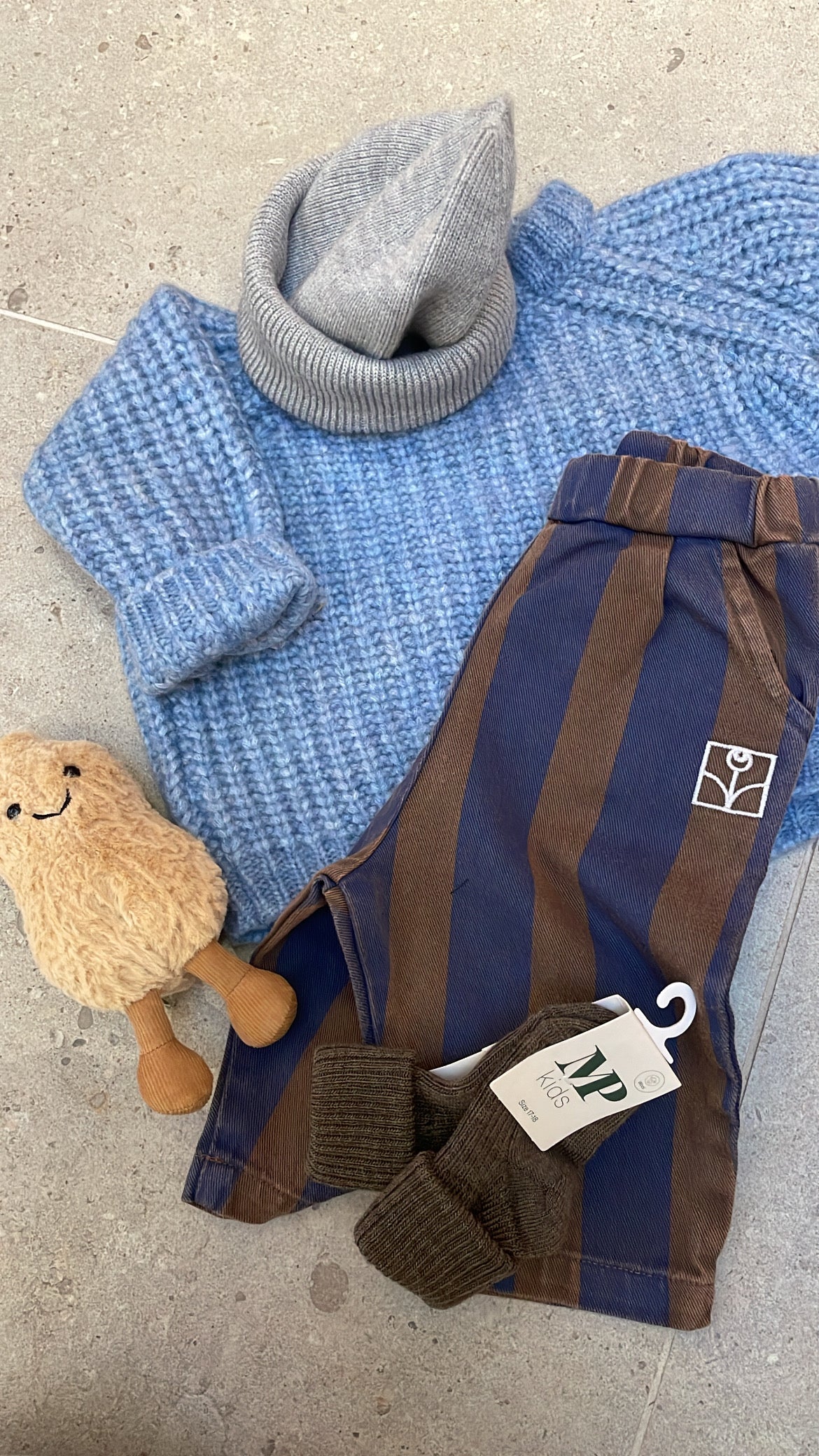 Pequeno tocon - wool sweater - light blue