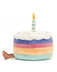 Jellycat - amuseables - rainbow birthday cake - medium