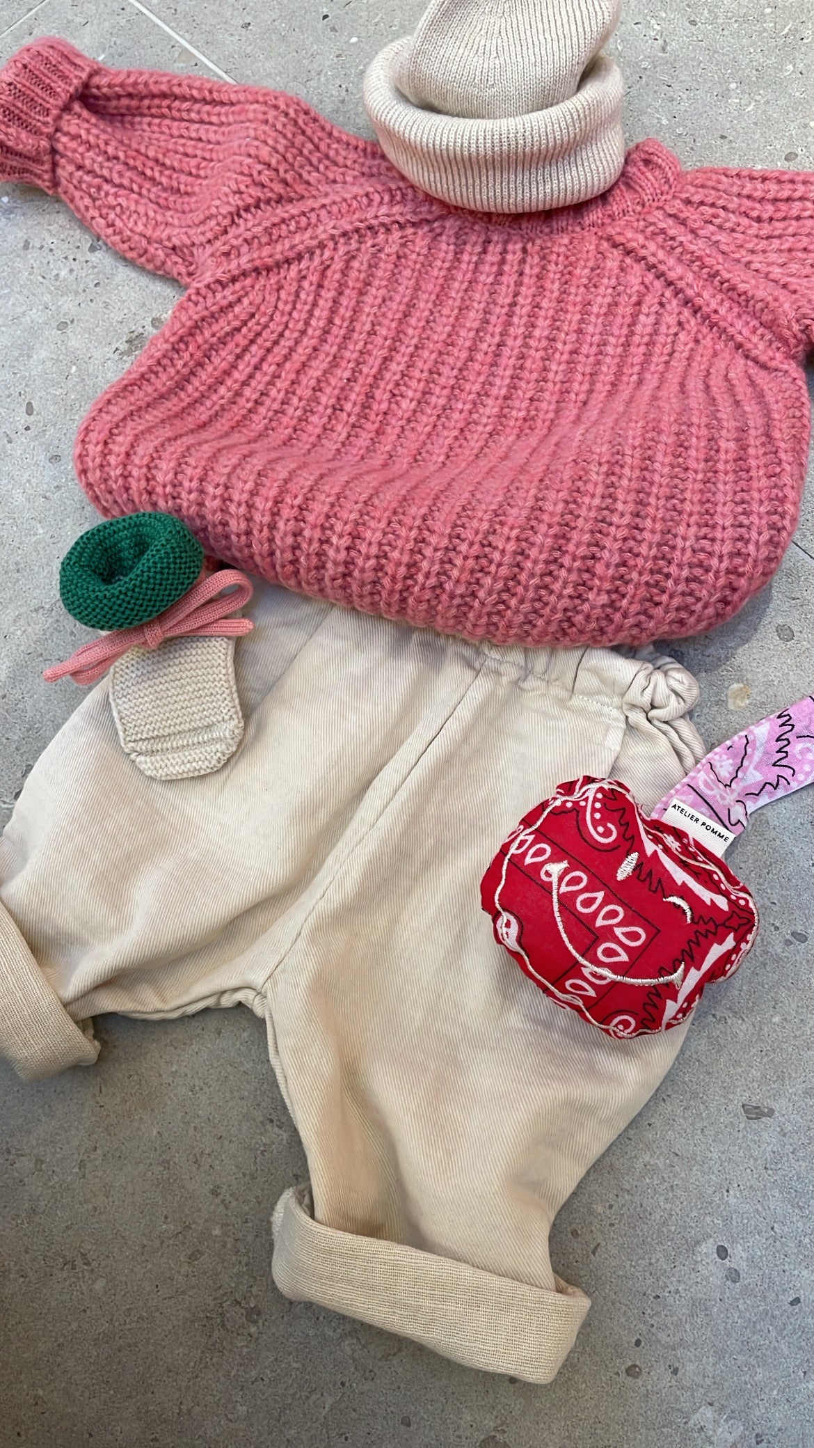 Pequeno tocon - wool sweater - pink