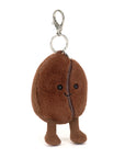 Jellycat - amuseables - coffee bean bag charm