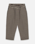 Fliink - alvin stripe pants - coffee bean/sandshell