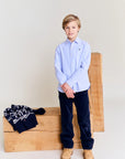 AO76 - American outfitters - bart shirt - blue