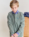 AO76 - American outfitters - oscar sweatshirt logo - forest