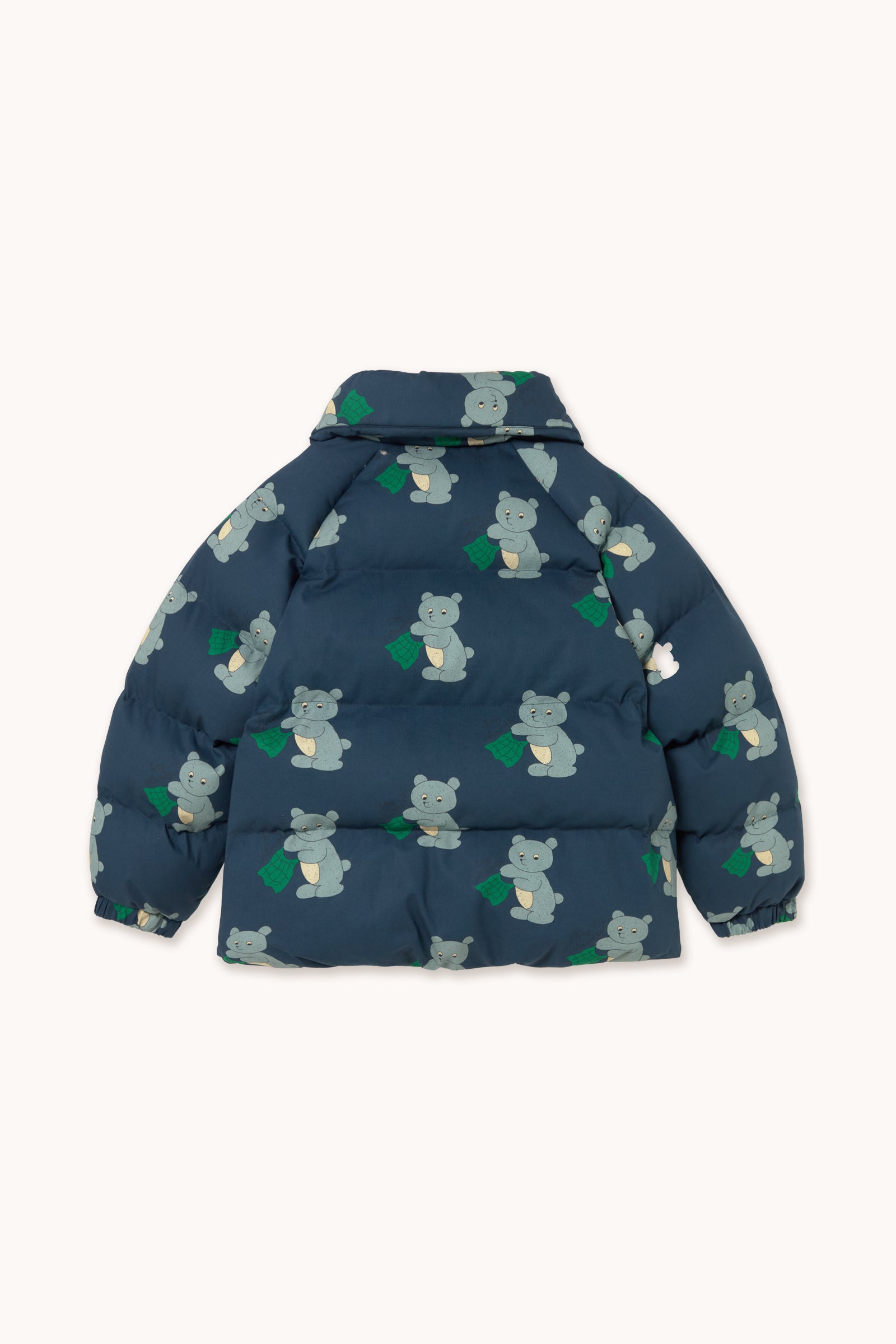 Tiny Cottons - kids - bears padded jacket - light navy