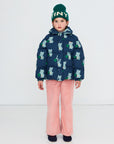 Tiny Cottons - kids - bears padded jacket - light navy