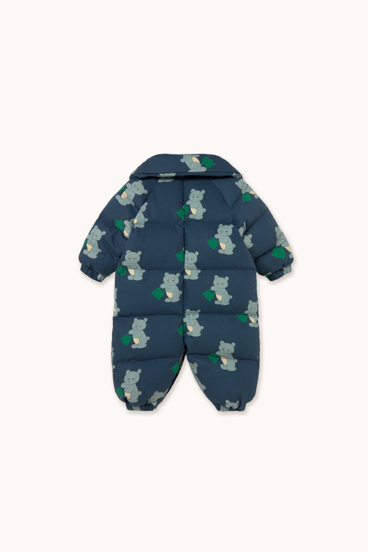 Tiny Cottons - baby - bears padded overall - light navy
