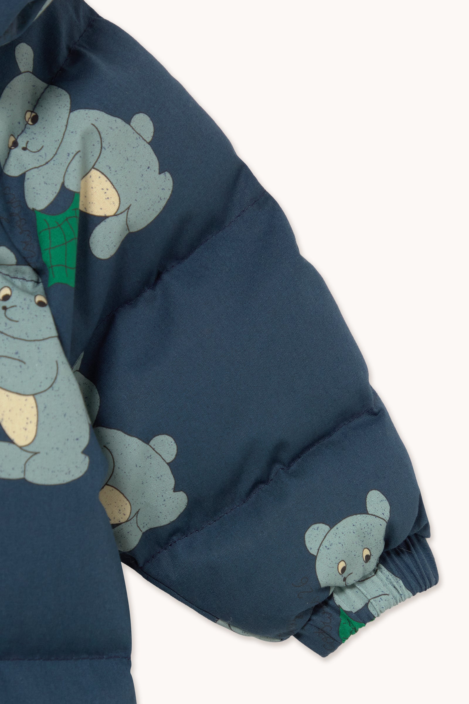 Tiny Cottons - baby - bears padded overall - light navy