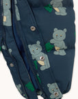Tiny Cottons - baby - bears padded overall - light navy