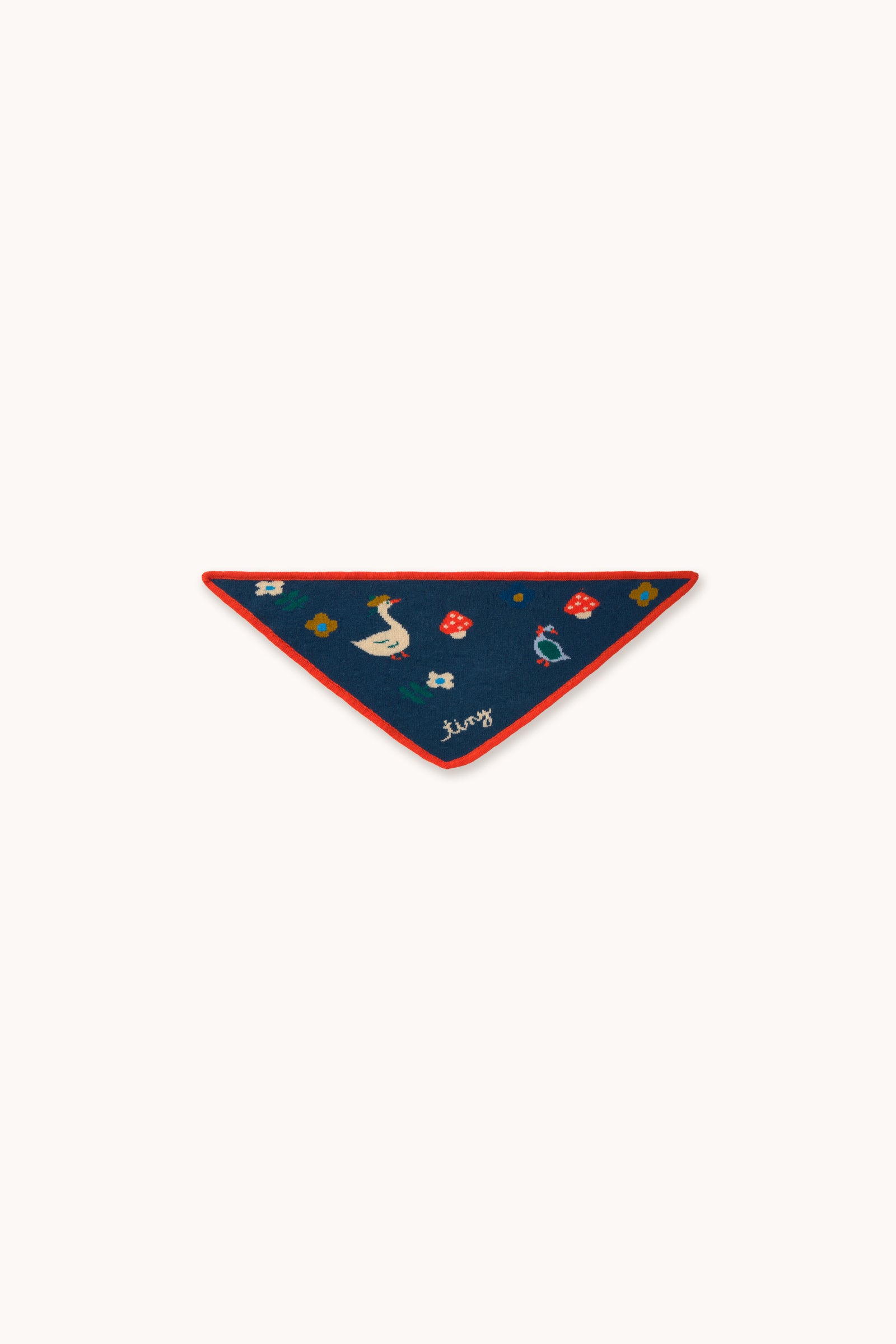 Tiny Cottons - winter pond bandana - ink blue