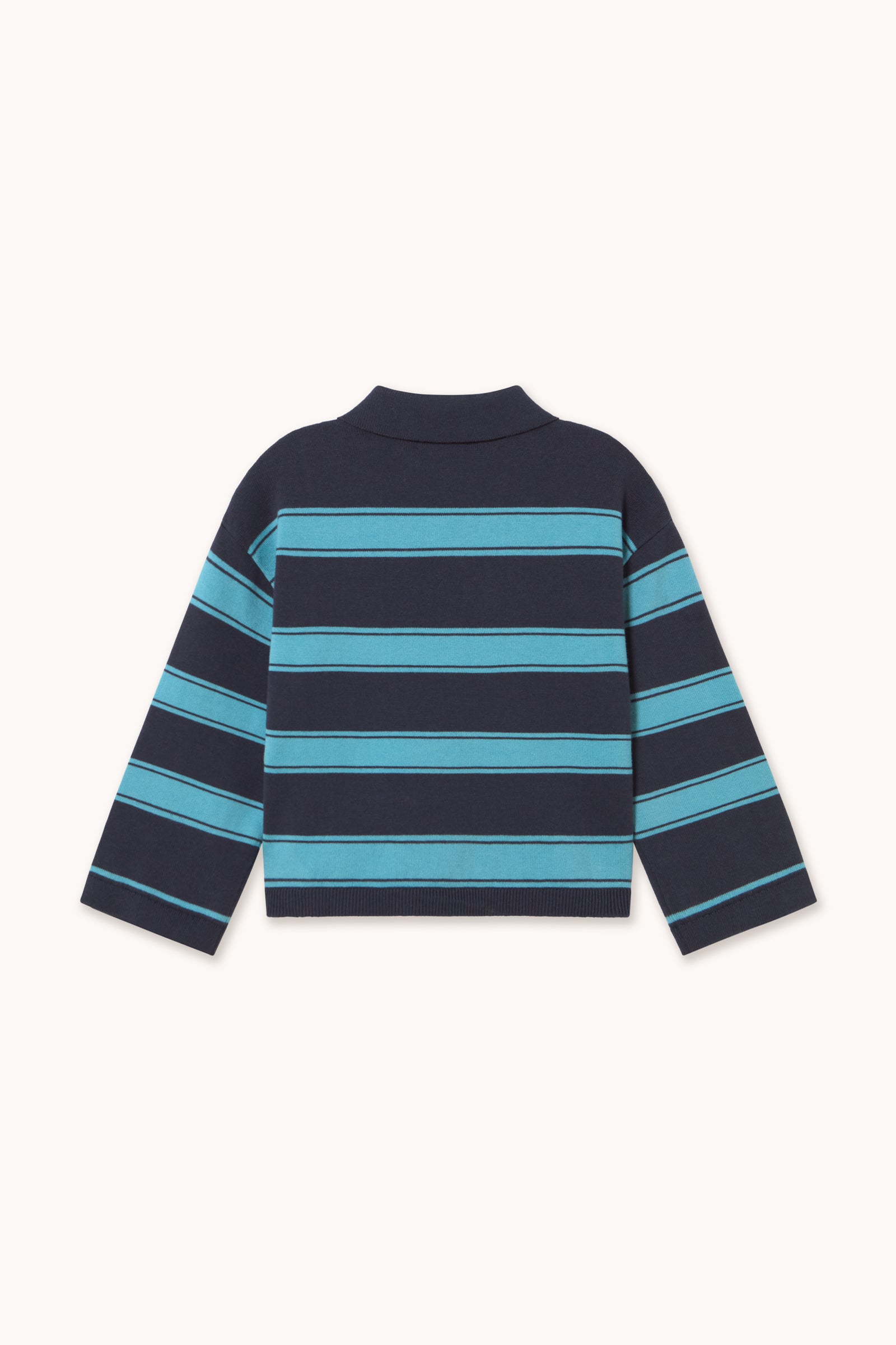 Tiny Cottons - kids - retro stripe sweater - ink blue
