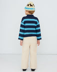 Tiny Cottons - kids - retro stripe sweater - ink blue