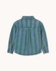Tiny Cottons - kids - retro stripe denim shirt - medium wash