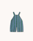 Tiny Cottons - baby - retro stripe denim dungaree - medium wash