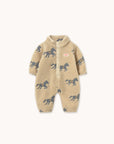 Tiny Cottons - baby - horses sherpa onepiece - vanilla